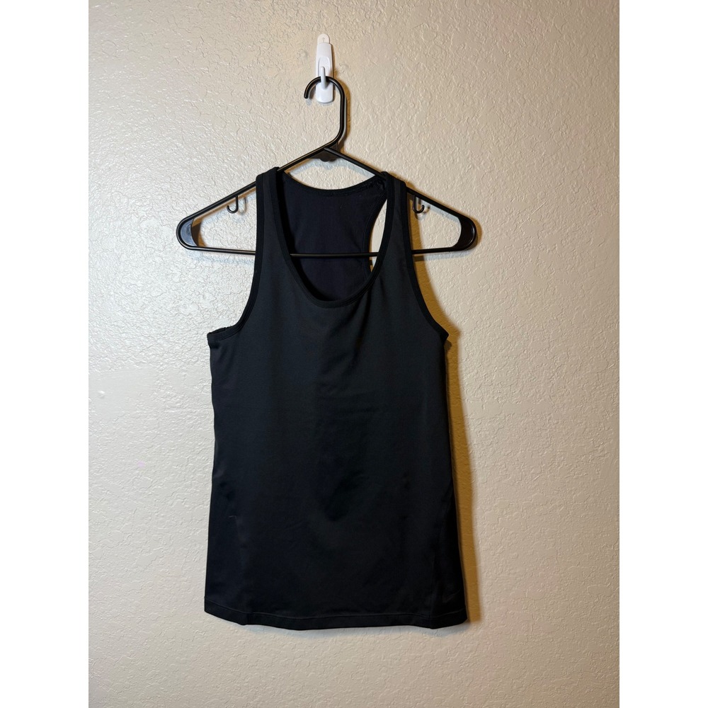 Nike Dri-FIT Racerback Tank Top Womens Medium Black Sleeveless Athletic